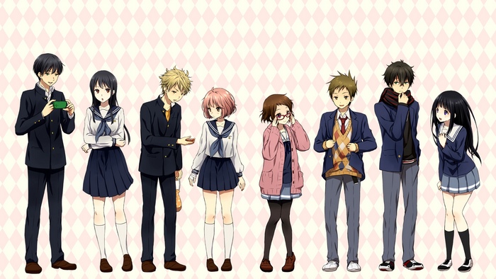 Group of characters from Beyond the Boundary