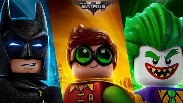 The Lego Batman Movie: Batman, Robin, and Joker