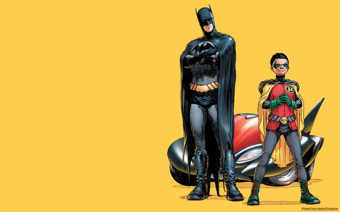 Batman and Robin from DC Comics