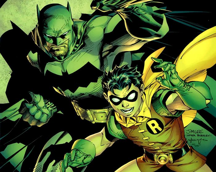 Batman and Robin from DC Comics