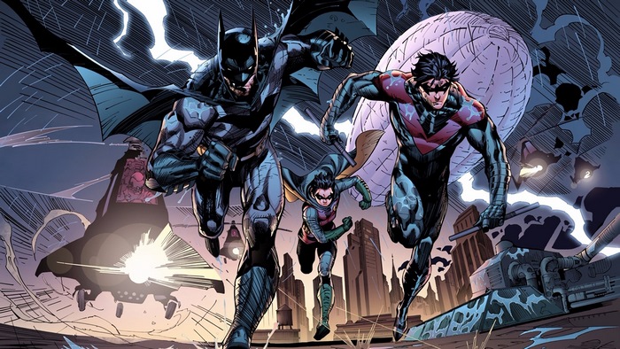 Batman, Nightwing, and Robin from DC Comics