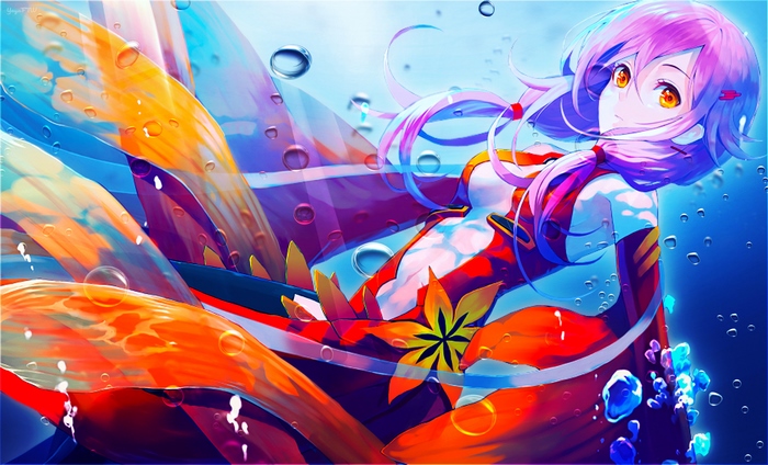 Inori Yuzuriha from Guilty Crown