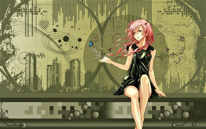Inori Yuzuriha from Guilty Crown