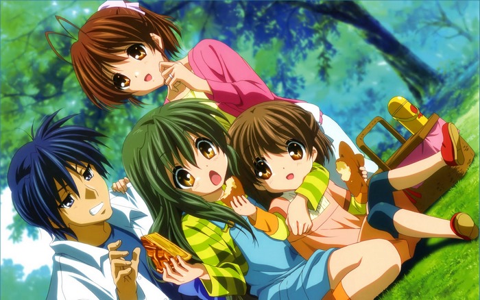 Fuuko Ibuki and friends having a picnic