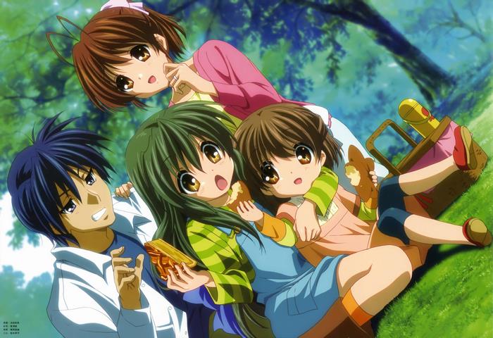 Fuuko Ibuki and friends having a picnic
