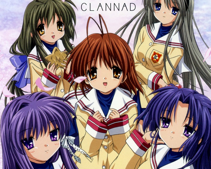Clannad Fuuko Ibuki and friends