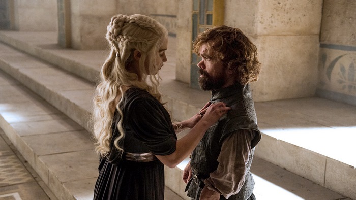 Daenerys Targaryen and Tyrion Lannister from Game of Thrones