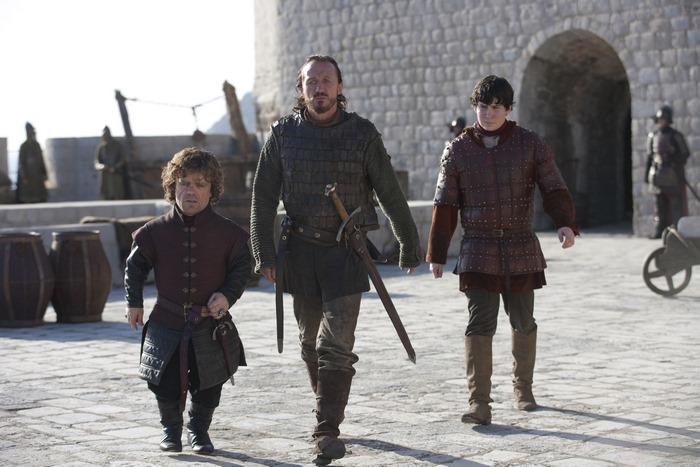Tyrion Lannister and companions walking