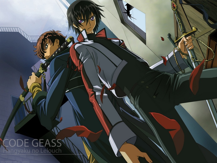 Lelouch and Suzaku from Code Geass