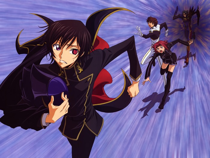 Lelouch Lamperouge and others from Code Geass