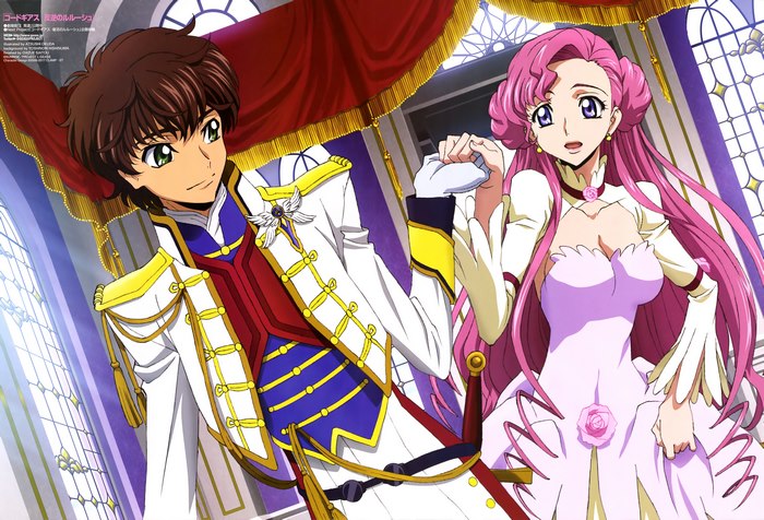 Suzaku Kururugi and Euphie from Code Geass