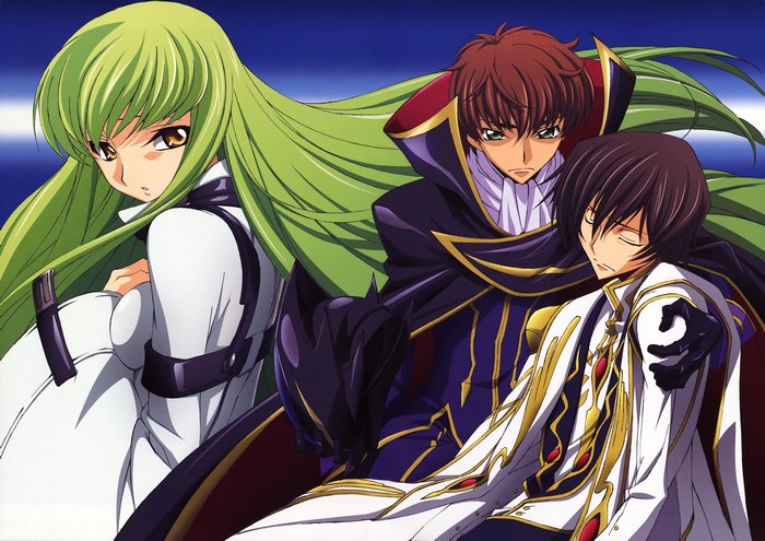 C.C. and Lelouch Lamperouge from Code Geass