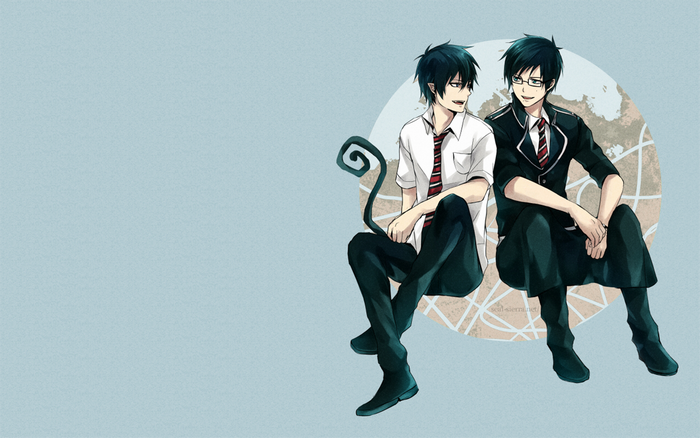Rin Okumura and Yukio Okumura from Blue Exorcist