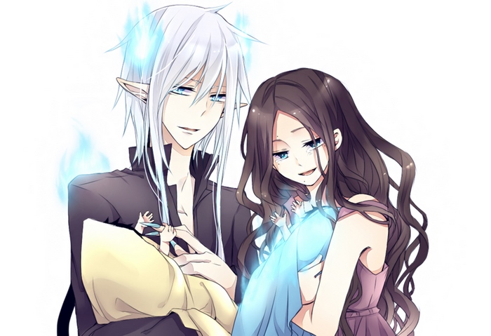 Rin Okumura and Woman with Babies