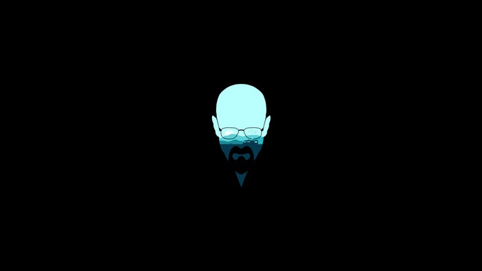 Walter White from Breaking Bad Minimalist Art