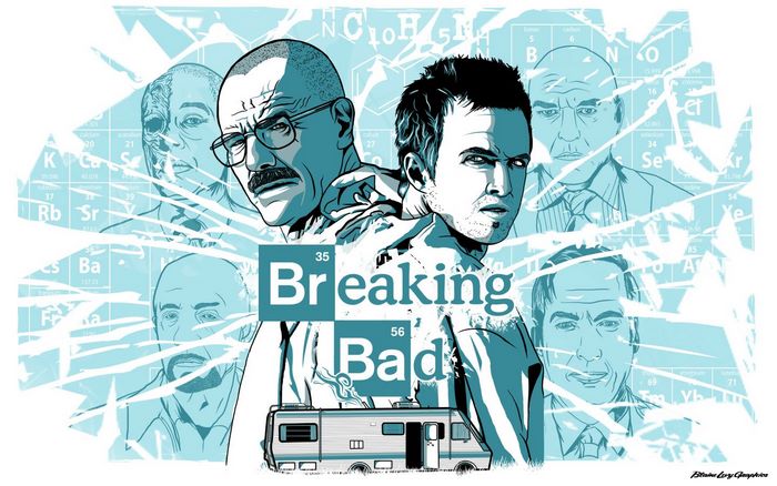Breaking Bad characters with RV and periodic table