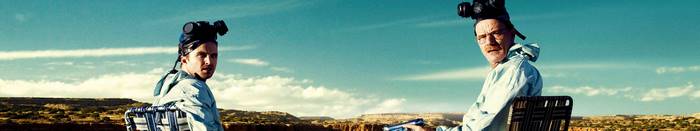 Walter White and Jesse Pinkman in the desert
