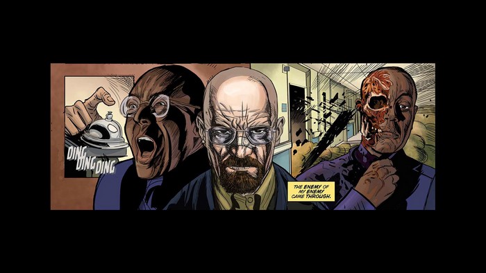 Walter White and Gus Fring from Breaking Bad