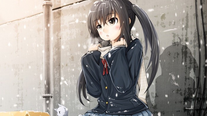 Azusa Nakano in the Snow