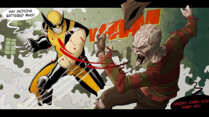 Wolverine vs. Freddy Krueger