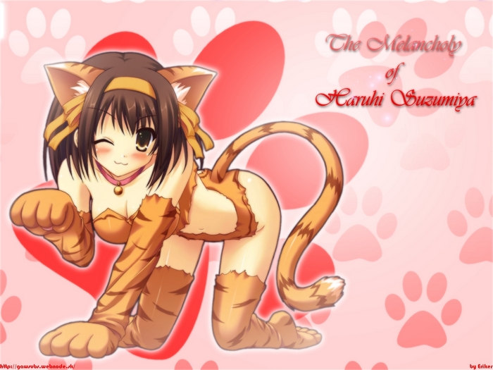 Haruhi Suzumiya catgirl