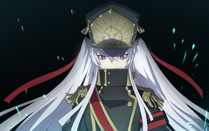 Gunpuku no Himegimi character in military uniform