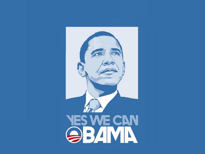 Barack Obama "Yes We Can" campaign poster
