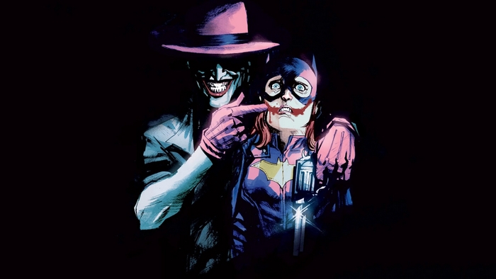 The Joker and Batgirl