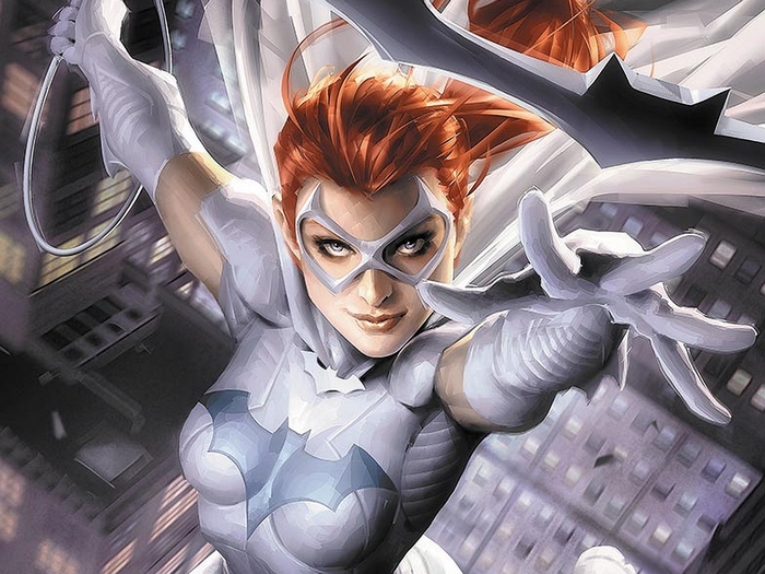 Batgirl in White Costume