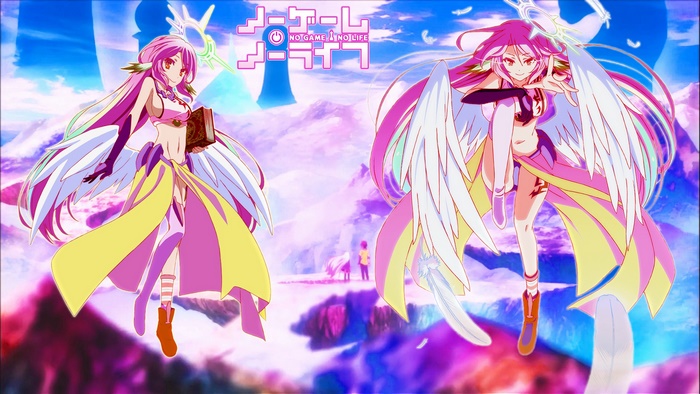 Shiro and Jibril from No Game No Life