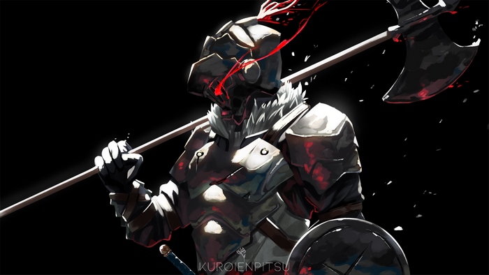 Goblin Slayer with Axe and Shield