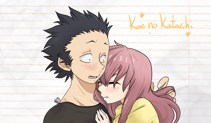 Shouya Ishida and Shoko Nishimiya from Koe no Katachi