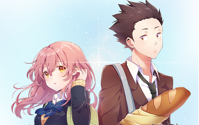 Shouya Ishida and Shoko Nishimiya from Koe no Katachi