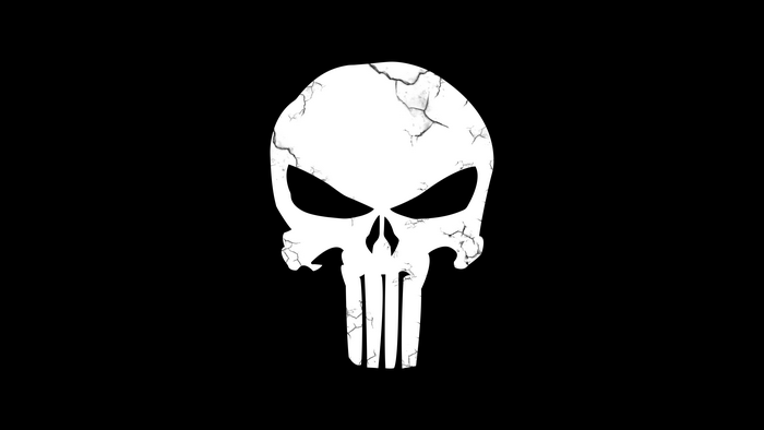 The Punisher skull logo