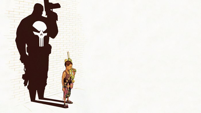 The Punisher Shadow and Child
