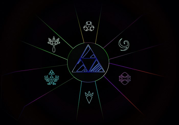 The Legend of Zelda Triforce and Symbols