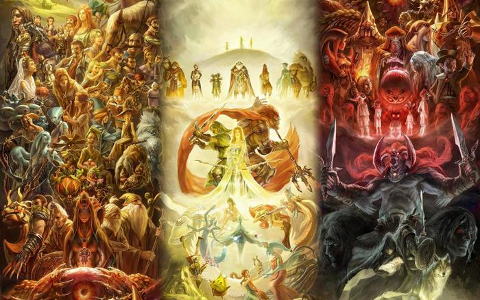 The Legend of Zelda characters montage