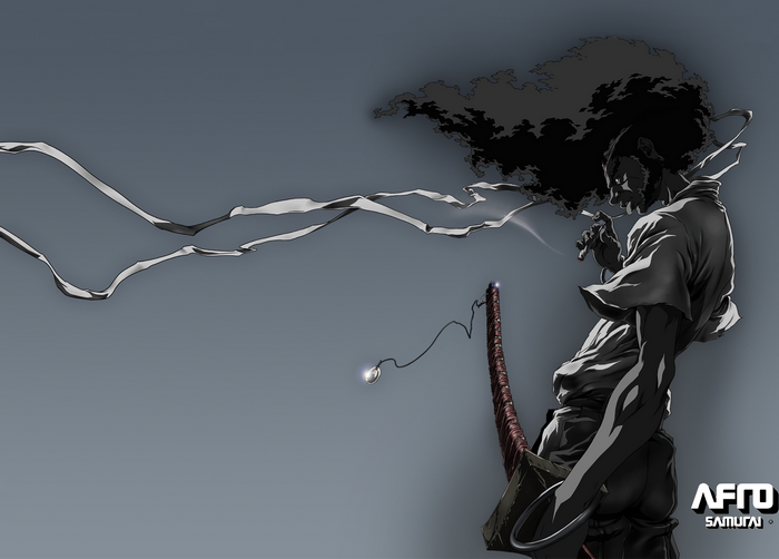 Afro Samurai Smoking with Sword