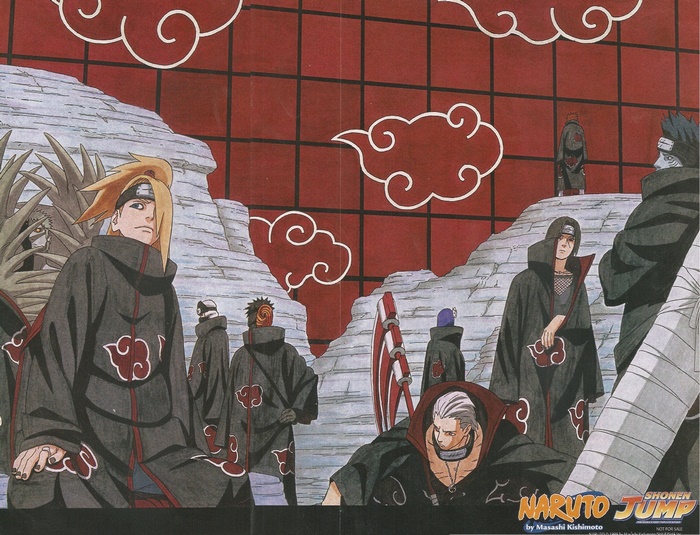 Akatsuki members from Naruto