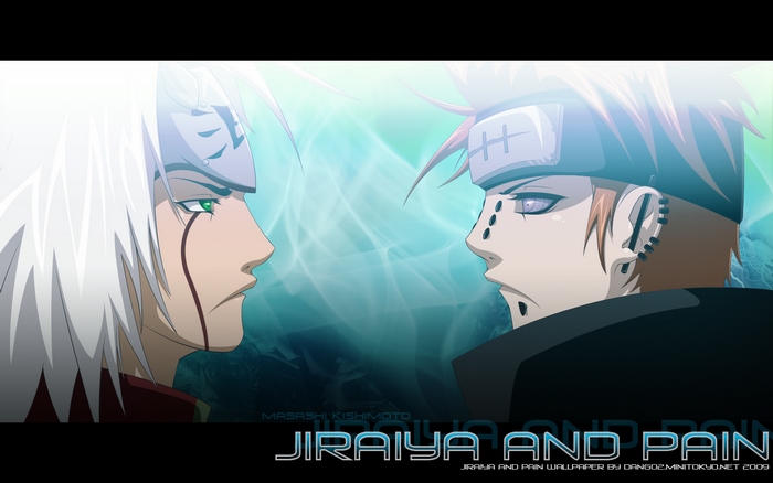 Jiraiya and Pain from Naruto