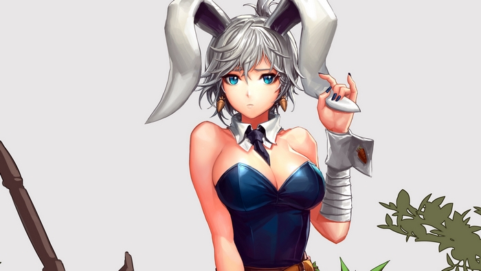 Riven from League of Legends bunny girl