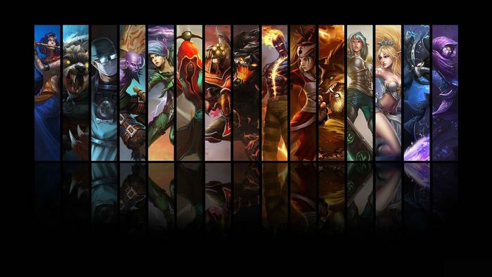 League of Legends characters montage