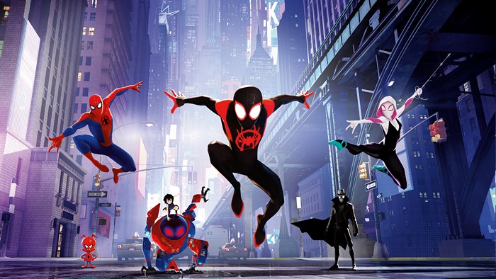 Miles Morales and Spider-Verse Heroes in Action