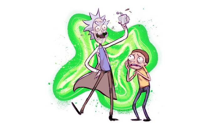 Rick and Morty from Rick and Morty