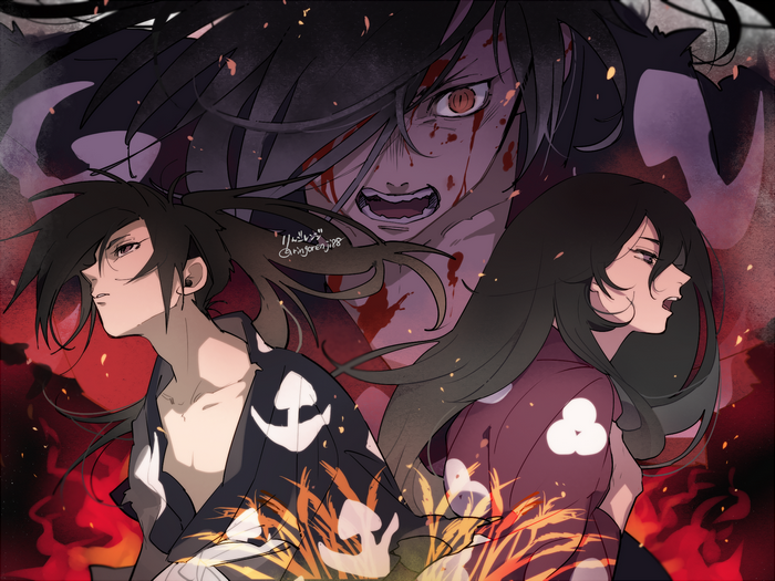 Hyakkimaru and Tahomaru from Dororo