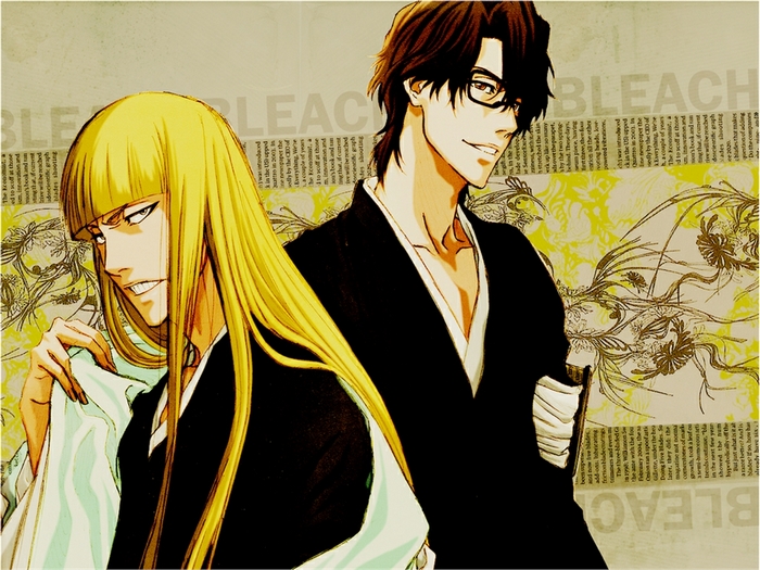 Sosuke Aizen and Gin Ichimaru from Bleach