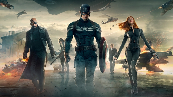 Captain America and allies from Captain America: The Winter Soldier