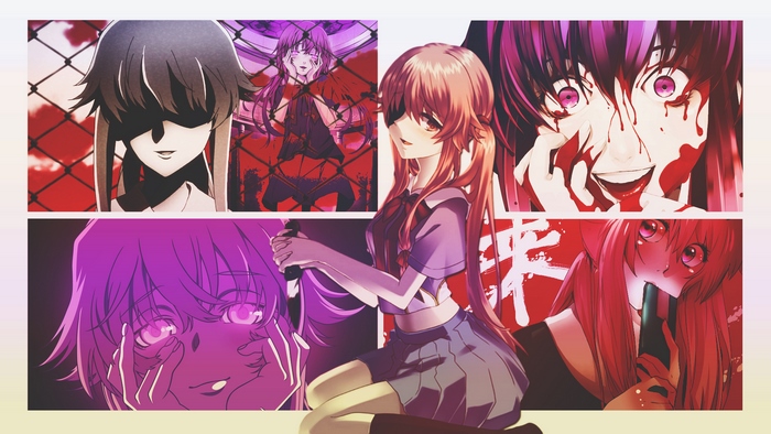 Yuno Gasai from Future Diary collage