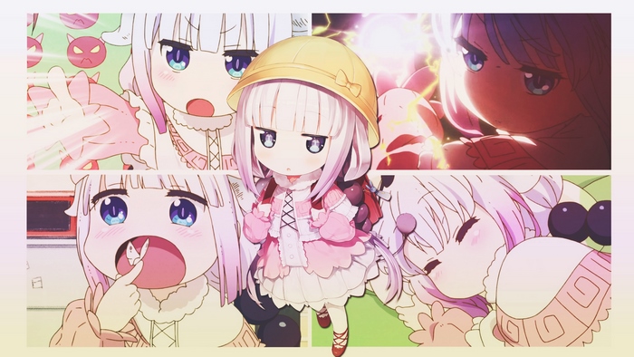 Kanna Kamui with Various Cute Expressions