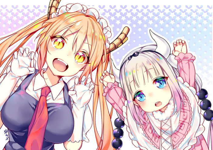 Tohru and Kanna from Miss Kobayashi's Dragon Maid